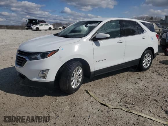 ✅ 2019 Chevrolet Equinox LT • VIN: 2GNAXKEV2K6157997 • Lot: 52001215. Listed on Copart with 46,938 mi. Free auction sales archive from the USA and detailed vehicle history report at DreamBid. Image 1.