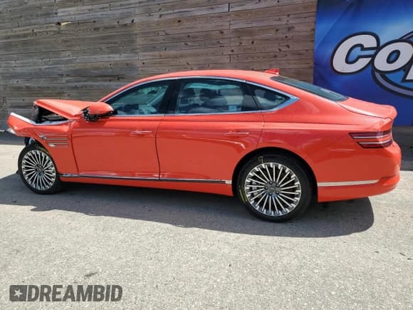 ✅ 2024 Genesis G80 Advanced • VIN: KMTGE4S15RU007952 • Лот: 64821805. Опубликован ранее на Copart с пробегом 302 миль. Бесплатный доступ к архиву аукционных продаж из США и подробный отчёт об истории автомобиля на DreamBid. Изображение 2.