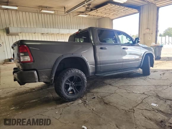 ✅ 2020 Ram 1500 Big Horn • VIN: 1C6SRFFTXLN122950 • Lot: 90597735. Listed on Copart with 37,881 mi. Free auction sales archive from the USA and detailed vehicle history report at DreamBid. Image 3.