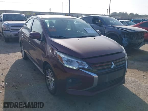 ✅ 2021 Mitsubishi Mirage SE • VIN: ML32FVFJ5MHF02360 • Lot: 41785014. Listed on IAAI with 114,737 mi. Free auction sales archive from the USA and detailed vehicle history report at DreamBid. Image 1.
