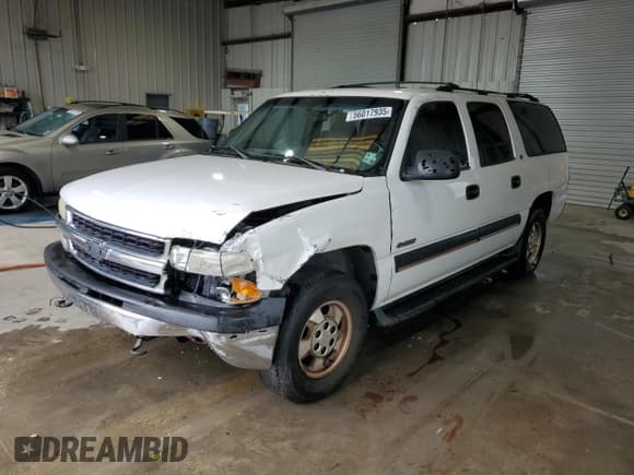 ✅ 2001 Chevrolet Suburban LS • VIN: 3GNEC16T41G127147 • Лот: 56017935. Опубликован ранее на Copart с пробегом Не указан. Бесплатный доступ к архиву аукционных продаж из США и подробный отчёт об истории автомобиля на DreamBid. Изображение 1.