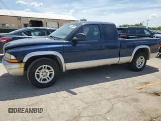 2003 Dodge Dakota SLT with VIN 1D7HL42N33S237980, listed as a Copart auction lot 55276095 with 97,471 mi miles and Clean title. Bid and sale history available at DreamBid. Image 1.