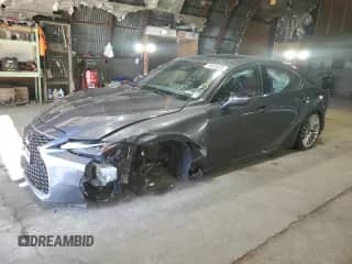 2022 Lexus IS 300 with VIN JTHD81F22N5049055, listed as a Copart auction lot 69624905 with 52,335 mi miles and Non repairable. Bid and sale history available at DreamBid. Image 1.