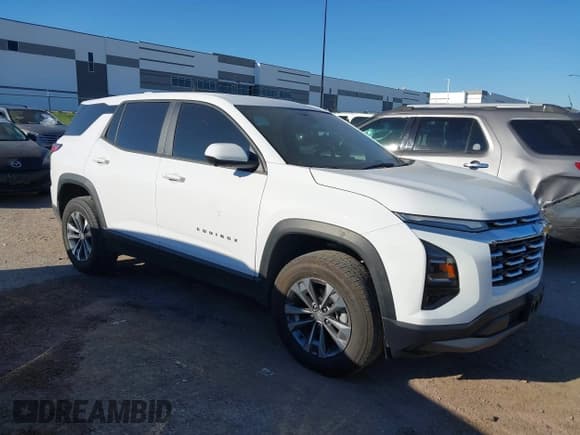 ✅ 2025 Chevrolet Equinox FWD LT • VIN: 3GNAXHEG4SL158245 • Lot: 43384671. Listed on IAAI with 11,349 mi. Free auction sales archive from the USA and detailed vehicle history report at DreamBid. Image 1.