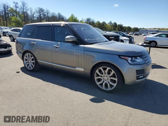 ✅ 2017 Land Rover Range Rover HSE • VIN: SALGS2FV4HA361723 • Lot: 57104035. Listed on Copart with 93,052 mi. Free auction sales archive from the USA and detailed vehicle history report at DreamBid. Image 4.