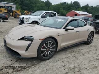 ✅ 2022 Porsche Taycan 4S • VIN: WP0AB2Y10NSA45834 • Lot: 64102415. Listed on Copart with 32,488 mi. Free auction sales archive from the USA and detailed vehicle history report at DreamBid. Image 1.