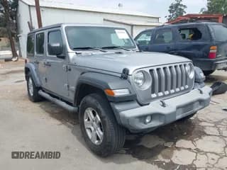 ✅ 2018 Jeep Wrangler Unlimited Sport S • VIN: 1C4HJXDN5JW145340 • Лот: 42420695. Опубликован ранее на IAAI с пробегом 92 500 миль. Бесплатный доступ к архиву аукционных продаж из США и подробный отчёт об истории автомобиля на DreamBid. Изображение 1.