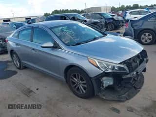 2015 Hyundai Sonata SE with VIN 5NPE24AF2FH047889, listed as a IAAI auction lot 43331253 with 129,086 mi miles and . Bid and sale history available at DreamBid. Image 1.
