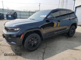 ✅ 2025 Jeep Grand Cherokee Altitude X • VIN: 1C4RJHAG5SC291238 • Lot: 59607695. Listed on Copart with 5,317 mi. Free auction sales archive from the USA and detailed vehicle history report at DreamBid. Image 1.