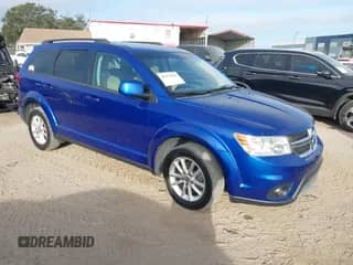 2015 Dodge Journey SXT z VIN 3C4PDCBG8FT743225, wystawiony jako IAAI lot #43477035 z przebiegiem 196 624 mil mil oraz . Historia ofert i sprzedaży dostępna na DreamBid. Obrazek 1.