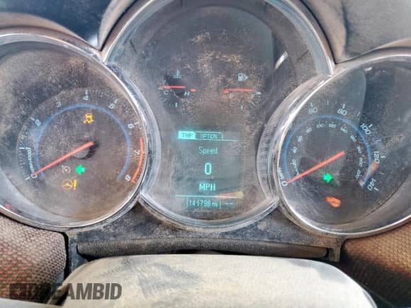 2014 Chevrolet Cruze 1LT with VIN 1G1PC5SB7E7240137, listed as a Copart auction lot 90955015 with 141,798 mi miles and Clean title. Bid and sale history available at DreamBid. Image 9.