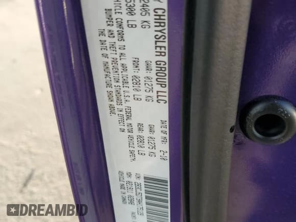 ✅ 2010 Dodge Challenger R/T Classic • VIN: 2B3CJ5DT9AH175129 • Lot: 44908285. Wystawiony na Copart z przebiegiem 54 933 mil. Bezpłatny archiwum sprzedaży aukcyjnych z USA i szczegółowy raport historii pojazdu na DreamBid. Zdjęcie 12.