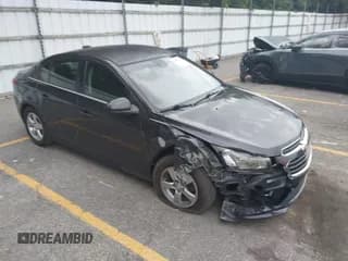 ✅ 2016 Chevrolet Cruze LT • VIN: 1G1PE5SB7G7192409 • Lot: 43091544. Listed on IAAI with 107,863 mi. Free auction sales archive from the USA and detailed vehicle history report at DreamBid. Image 1.