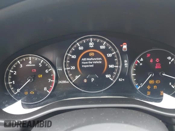 ✅ 2025 Mazda 3 S Select Sport • VIN: JM1BPAKM5S1752607 • Lot: 42871850. Listed on IAAI with 24,286 mi. Free auction sales archive from the USA and detailed vehicle history report at DreamBid. Image 7.