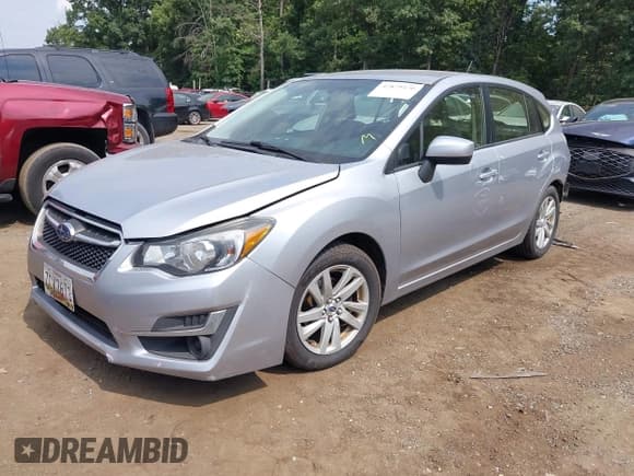 ✅ 2016 Subaru Impreza Premium • VIN: JF1GPAB60G8340994 • Lot: 42879470. Listed on IAAI with 104,320 mi. Free auction sales archive from the USA and detailed vehicle history report at DreamBid. Image 2.