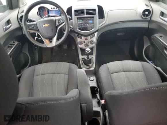 2013 Chevrolet Sonic LT with VIN 1G1JD6SB2D4162018, listed as a Copart auction lot 81661444 with 129,393 mi miles and Salvage title. Bid and sale history available at DreamBid. Image 8.