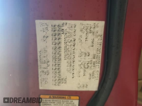 ✅ 2002 Ford Explorer XLS • VIN: 1FMZU62E02ZB38106 • Лот: 55985895. Опубликован ранее на Copart с пробегом 197 168 миль. Бесплатный доступ к архиву аукционных продаж из США и подробный отчёт об истории автомобиля на DreamBid. Изображение 12.