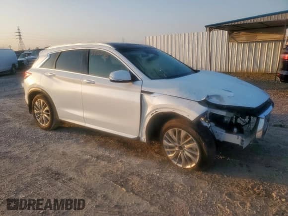 ✅ 2024 Infiniti QX50 Luxe • VIN: 3PCAJ5BA6RF104043 • Лот: 59015075. Опубликован ранее на Copart с пробегом 13 276 миль. Бесплатный доступ к архиву аукционных продаж из США и подробный отчёт об истории автомобиля на DreamBid. Изображение 4.