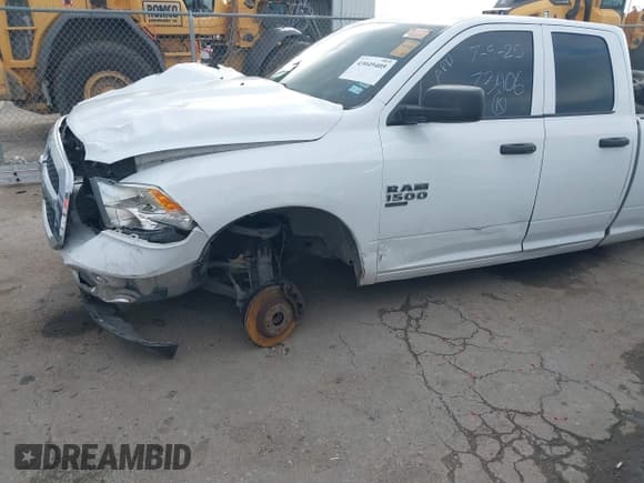✅ 2019 Ram 1500 Tradesman • VIN: 1C6RR6FG7KS630276 • Lot: 43049405. Listed on IAAI with 104,053 mi. Free auction sales archive from the USA and detailed vehicle history report at DreamBid. Image 21.
