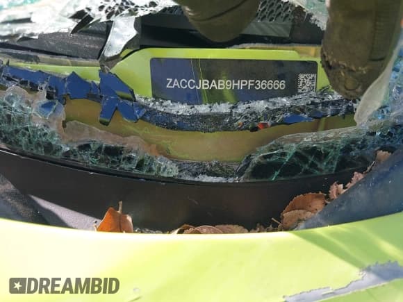 ✅ 2017 Jeep Renegade Sport • VIN: ZACCJBAB9HPF36666 • Лот: 43638836. Опубликован ранее на IAAI с пробегом 155 768 миль. Бесплатный доступ к архиву аукционных продаж из США и подробный отчёт об истории автомобиля на DreamBid. Изображение 9.