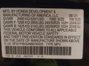 ✅ 2021 Honda Passport EX-L • VIN: 5FNYF8H54MB036555 • Lot: 42493765. Listed on IAAI with 61,454 mi. Free auction sales archive from the USA and detailed vehicle history report at DreamBid. Image 9.