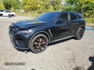 ✅ 2020 Jaguar F-Pace SVR • VIN: SADCZ2EEXLA659970 • Lot: 82047635. Listed on Copart with 36,142 mi. Free auction sales archive from the USA and detailed vehicle history report at DreamBid. Image 1.