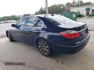 2011 Hyundai Genesis with VIN KMHGC4DE0BU115031, listed as a Copart auction lot 64962614 with 168,190 mi miles and Salvage title. Bid and sale history available at DreamBid. Image 2.