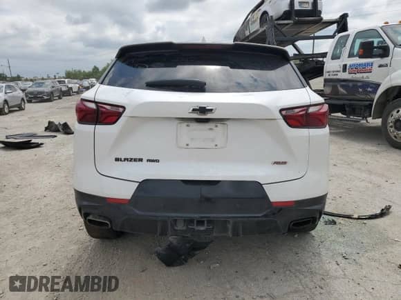2021 Chevrolet Blazer RS with VIN 3GNKBKRS0MS513578, listed as a Copart auction lot 66307364 with 136,641 mi miles and Salvage title. Bid and sale history available at DreamBid. Image 6.