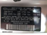 ✅ 2013 Hyundai Elantra GS • VIN: KMHDH6AE6DU005981 • Lot: 41560050. Listed on IAAI with Not provided. Free auction sales archive from the USA and detailed vehicle history report at DreamBid. Image 9.