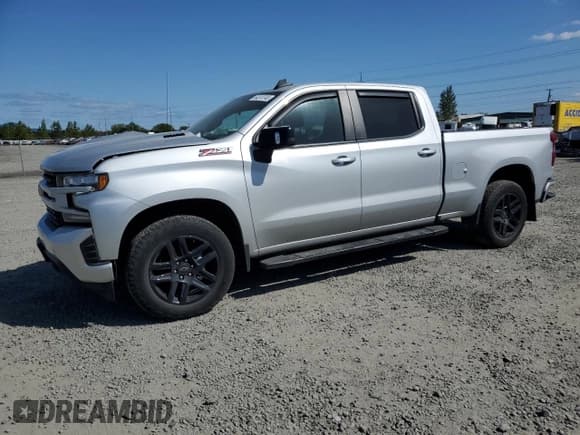 ✅ 2022 Chevrolet Silverado 1500 RST • VIN: 1GCUYEET2NZ222231 • Лот: 54013745. Опубликован ранее на Copart с пробегом 38 550 миль. Бесплатный доступ к архиву аукционных продаж из США и подробный отчёт об истории автомобиля на DreamBid. Изображение 1.