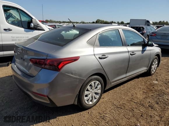 ✅ 2022 Hyundai Accent SE • VIN: 3KPC24A6XNE154957 • Лот: 84406545. Опубликован ранее на Copart с пробегом 22 963 миль. Бесплатный доступ к архиву аукционных продаж из США и подробный отчёт об истории автомобиля на DreamBid. Изображение 3.