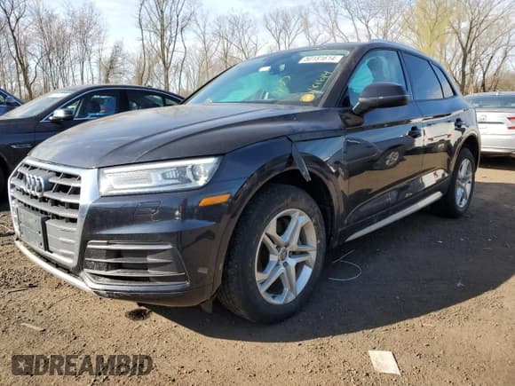 ✅ 2018 Audi Q5 • VIN: WA1ANBFY5J2051217 • Lot: 50181614. Listed on Copart with 103,166 mi. Free auction sales archive from the USA and detailed vehicle history report at DreamBid. Image 1.