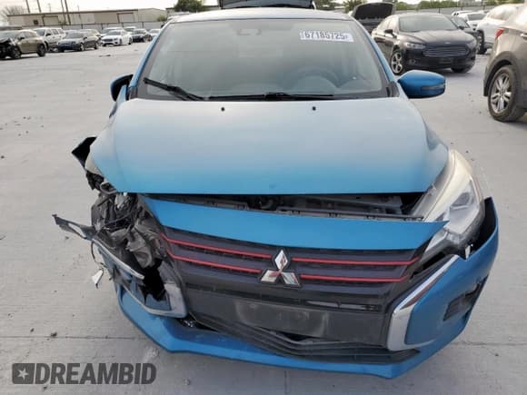 ✅ 2021 Mitsubishi Mirage SE • VIN: ML32FVFJ9MHF01132 • Lot: 67185725. Listed on Copart with 100,164 mi. Free auction sales archive from the USA and detailed vehicle history report at DreamBid. Image 5.