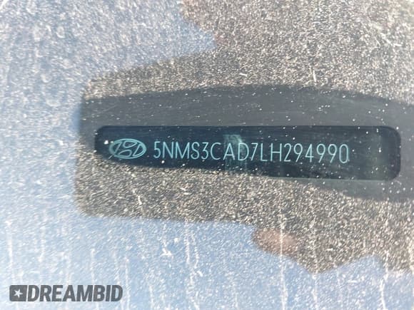 ✅ 2020 Hyundai Santa Fe SEL • VIN: 5NMS3CAD7LH294990 • Лот: 43337128. Опубликован ранее на IAAI с пробегом 68 525 миль. Бесплатный доступ к архиву аукционных продаж из США и подробный отчёт об истории автомобиля на DreamBid. Изображение 9.