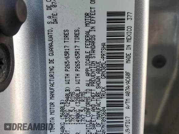 ✅ 2022 Toyota Tacoma TRD Sport • VIN: 3TYCZ5AN7NT093604 • Lot: 68126635. Wystawiony na Copart z przebiegiem 70 963 mil. Bezpłatny archiwum sprzedaży aukcyjnych z USA i szczegółowy raport historii pojazdu na DreamBid. Zdjęcie 12.