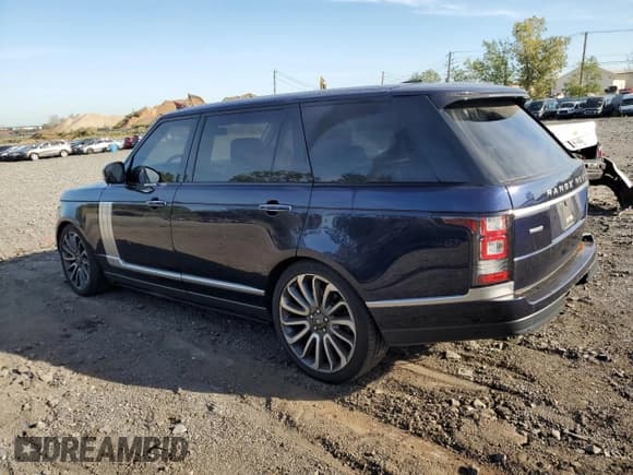 ✅ 2015 Land Rover Range Rover Autobiography • VIN: SALGV3TF9FA201926 • Lot: 84881665. Listed on Copart with 135,370 mi. Free auction sales archive from the USA and detailed vehicle history report at DreamBid. Image 2.