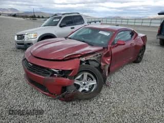 2023 Chevrolet Camaro 1LT с VIN 1G1FB1RSXP0128313, выставлен на аукционе Copart как лот 81972115 с пробегом 57 663 миль миль и Списание • Salvage title. История ставок и продаж доступна на DreamBid. Изображение 1.