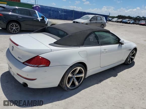 ✅ 2010 BMW 6 Series 650i • VIN: WBAEB5C54AC225359 • Lot: 62150455. Listed on Copart with 88,241 mi. Free auction sales archive from the USA and detailed vehicle history report at DreamBid. Image 3.