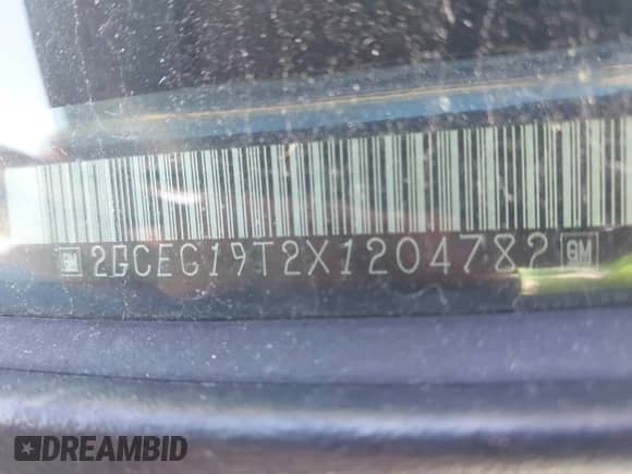 1999 Chevrolet Silverado 1500 LS с VIN 2GCEC19T2X1204782, выставлен на аукционе IAAI как лот 43498757 с пробегом 385 871 миль миль и . История ставок и продаж доступна на DreamBid. Изображение 9.