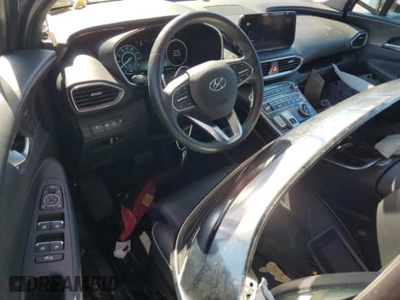 2022 Hyundai Santa Fe Limited with VIN KM8S5DA11NU036705, listed as a Copart auction lot 82473775 with 43,162 mi miles and Salvage title. Bid and sale history available at DreamBid. Image 8.