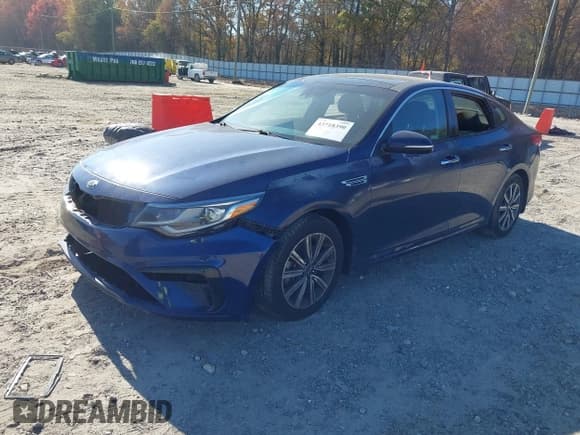 ✅ 2019 Kia Optima LX • VIN: 5XXGT4L37KG331081 • Lot: 43718390. Wystawiony na IAAI z przebiegiem 157 784 mil. Bezpłatny archiwum sprzedaży aukcyjnych z USA i szczegółowy raport historii pojazdu na DreamBid. Zdjęcie 2.