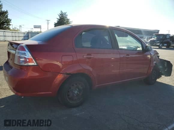 2011 Chevrolet Aveo 1LT with VIN KL1TD5DE1BB114091, listed as a Copart auction lot 75846454 with 110,625 mi miles and Salvage title. Bid and sale history available at DreamBid. Image 3.