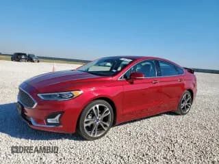 ✅ 2019 Ford Fusion Titanium • VIN: 3FA6P0K90KR268007 • Lot: 91007815. Wystawiony na Copart z przebiegiem 78 524 mil. Bezpłatny archiwum sprzedaży aukcyjnych z USA i szczegółowy raport historii pojazdu na DreamBid. Zdjęcie 1.