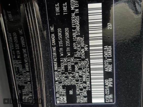 ✅ 2023 Lexus NX 350h Luxury • VIN: 2T2HKCEZ9PC014254 • Lot: 60926135. Wystawiony na Copart z przebiegiem 13 592 mil. Bezpłatny archiwum sprzedaży aukcyjnych z USA i szczegółowy raport historii pojazdu na DreamBid. Zdjęcie 13.