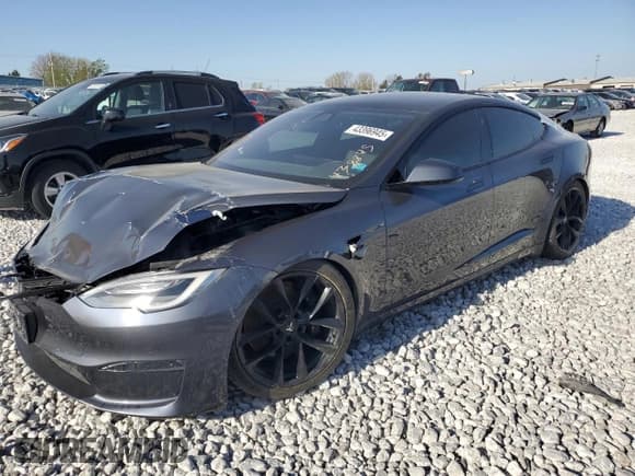 ✅ 2021 Tesla Model S Long Range • VIN: 5YJSA1E57MF438845 • Lot: 43396945. Listed on Copart with 56,913 mi. Free auction sales archive from the USA and detailed vehicle history report at DreamBid. Image 1.