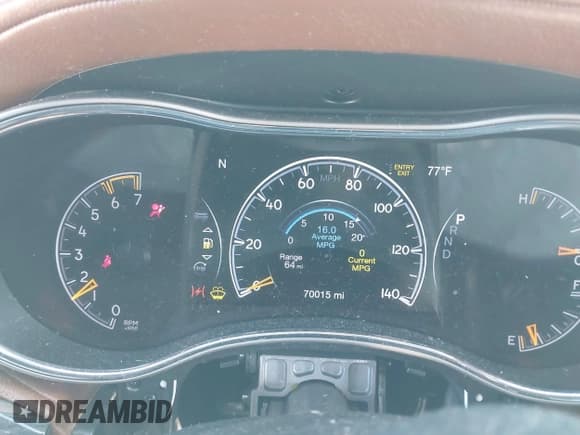 ✅ 2020 Jeep Grand Cherokee High Altitude • VIN: 1C4RJFCT1LC104755 • Лот: 40480688. Опубликован ранее на IAAI с пробегом 70 015 миль. Бесплатный доступ к архиву аукционных продаж из США и подробный отчёт об истории автомобиля на DreamBid. Изображение 7.