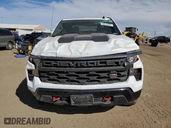 2022 Chevrolet Silverado 1500 Custom Trail Boss with VIN 3GCPDCED0NG578005, listed as a Copart auction lot 50576955 with 28,425 mi miles and Salvage title. Bid and sale history available at DreamBid. Image 5.