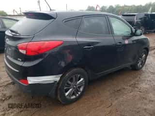 2015 Hyundai Tucson GLS with VIN KM8JTCAF4FU092081, listed as a Copart auction lot 66507524 with 130,014 mi miles and Salvage title. Bid and sale history available at DreamBid. Image 3.