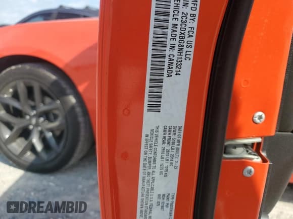 ✅ 2022 Dodge Charger SXT • VIN: 2C3CDXBG8NH133214 • Lot: 87428855. Wystawiony na Copart z przebiegiem 42 322 mil. Bezpłatny archiwum sprzedaży aukcyjnych z USA i szczegółowy raport historii pojazdu na DreamBid. Zdjęcie 12.