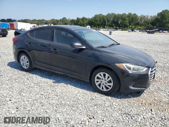 ✅ 2017 Hyundai Elantra SE • VIN: 5NPD74LF6HH147118 • Lot: 80893535. Listed on Copart with 128,726 mi. Free auction sales archive from the USA and detailed vehicle history report at DreamBid. Image 4.